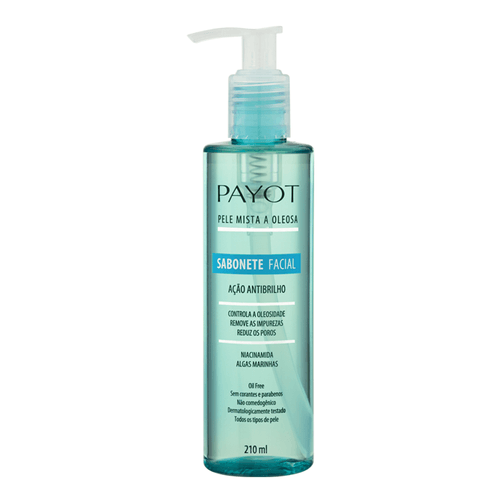 Sabonete Líquido Facial Payot Ação Antibrilho 210Ml