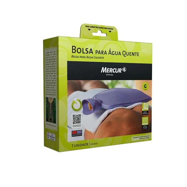 Bolsa para Agua Quente Mercur Grande Lilas 2litros