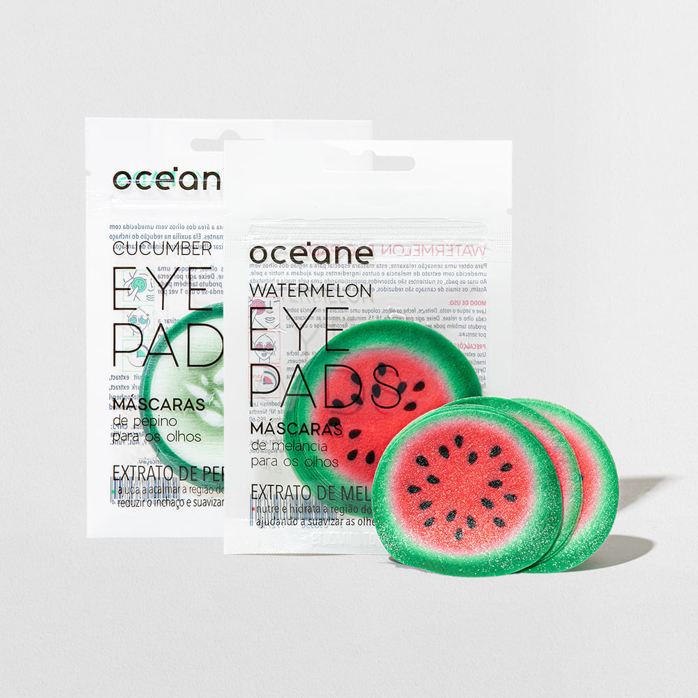 Kit Máscara Para Olhos de Pepino Máscara Para Olhos de Melancia