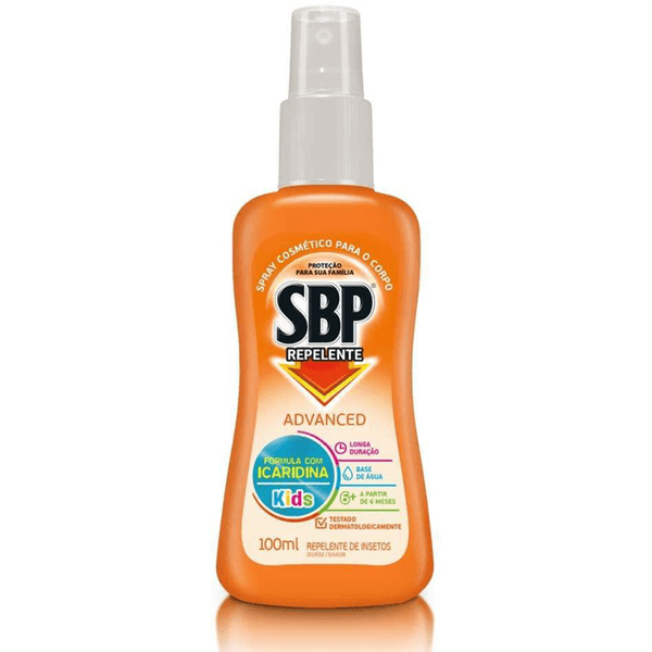 Repelente Infantil SBP Advanced Kids com Icaridina 100ml Spray
