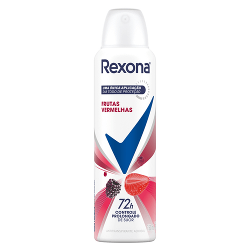 Desodorante Feminino Rexona Frutas Vermelhas Aerosol 150Ml