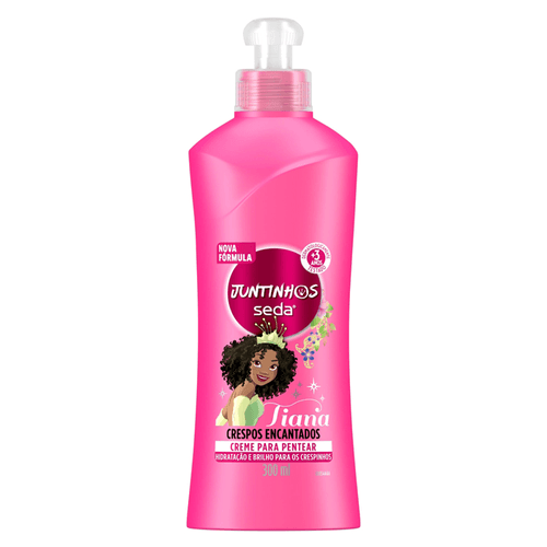Creme Para Pentear Pentear Seda Juntinhos Tiana Crespos Encantados 300Ml