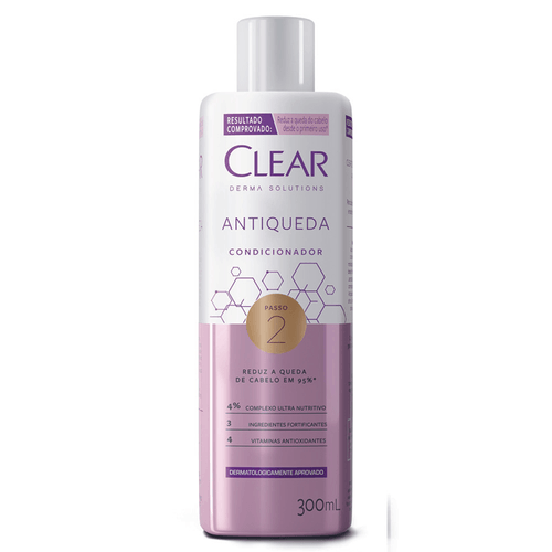 Condicionador Clear Derma Solutions Antiqueda 300Ml