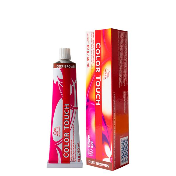 Tonalizante Wella Professionals Color Touch Deep Browns 8/71 Louro Claro Marrom Acinzentado 60 g 8/71 Louro Claro Marrom Acinzentado