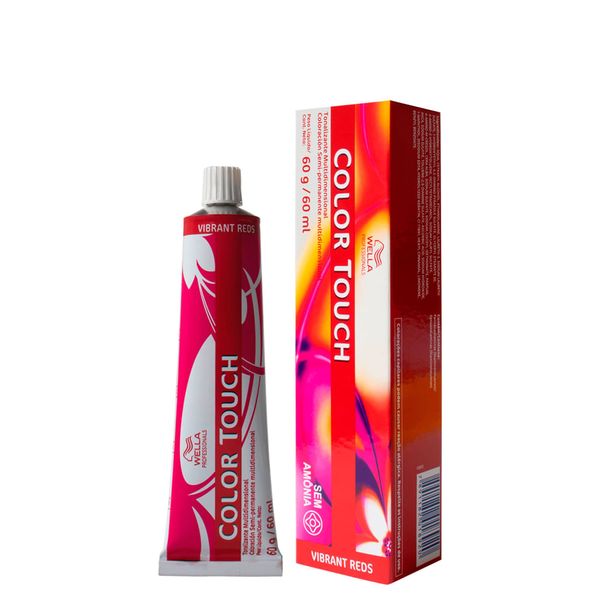 Tonalizante Wella Professionals Color Touch Vibrant Reds 5/5 Castanho Claro Acaju 60 g 5/5 Castanho Claro Acaju