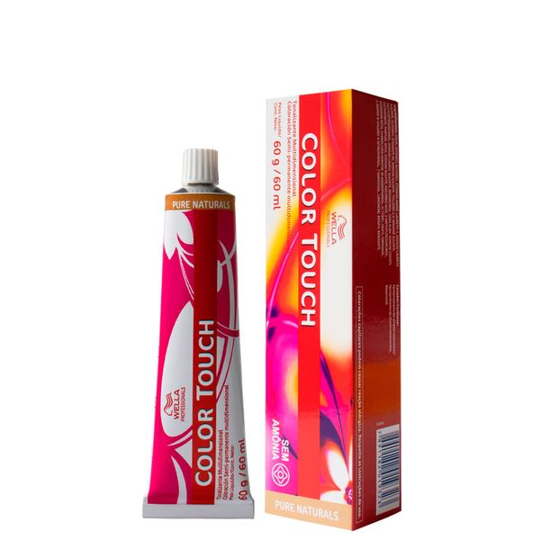 Tonalizante Wella Professionals Color Touch Pure Naturals 5/0 Castanho Claro 60 g 5/0 Castanho Claro