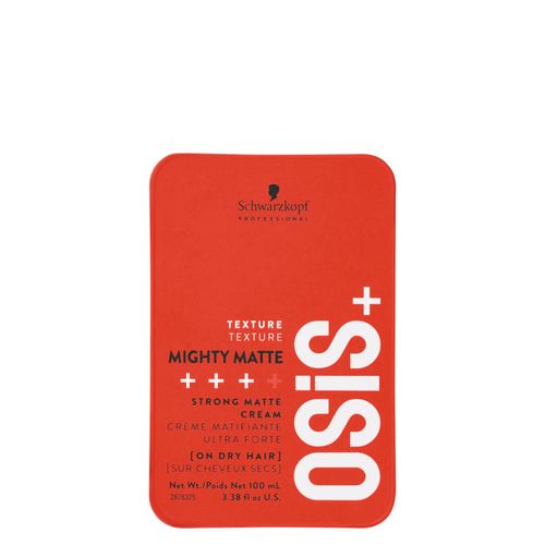 Creme Modelador De Fixação De Definição Schwarzkopf Professional Osis+ Mighty Matte 100 Ml