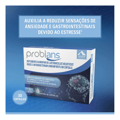Suplemento Alimentar Probians Lactobacillus Helveticus 30 Cápsulas ...
