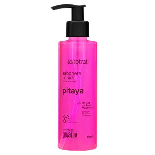 Sabonete Líquido Corporal E Facial Labotrat Dia A Dia Pitaya 190Ml