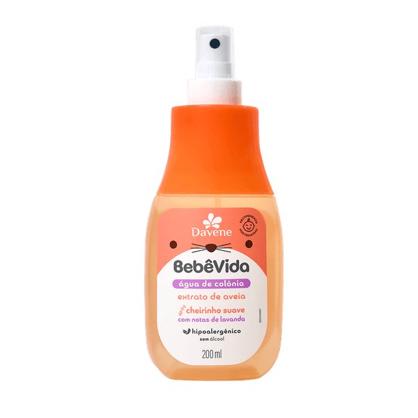 Água de Colônia Bebê Vida Extrato de Aveia 200ml - Davene