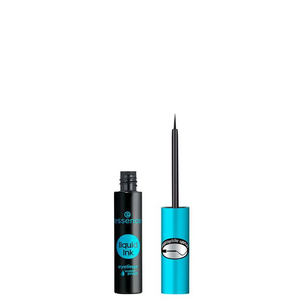 Delineador Líquido Matte À Prova D'Água Essence Liquid Ink Preto 3 ml Preto