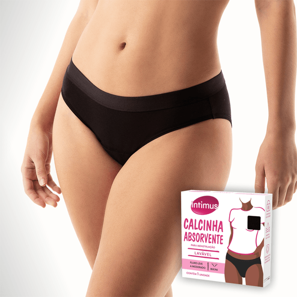 Calcinha Absorvente Lavável Intimus Bikini P 1 Unidade