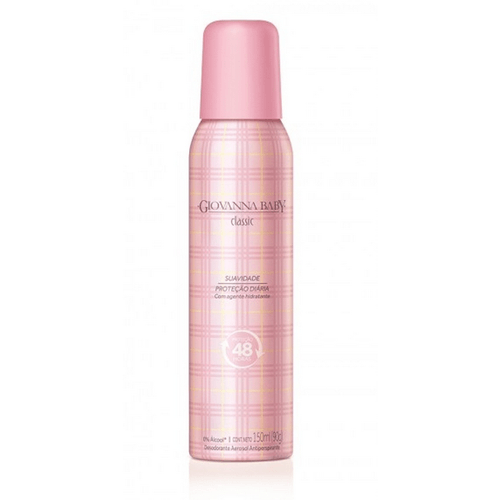 Desodorante Giovanna Baby Aerosol Rosa Feminino - 150Ml