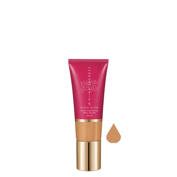 Base Líquida Natural Eudora Niina Secrets Hidra Glow 35 30 ml 35