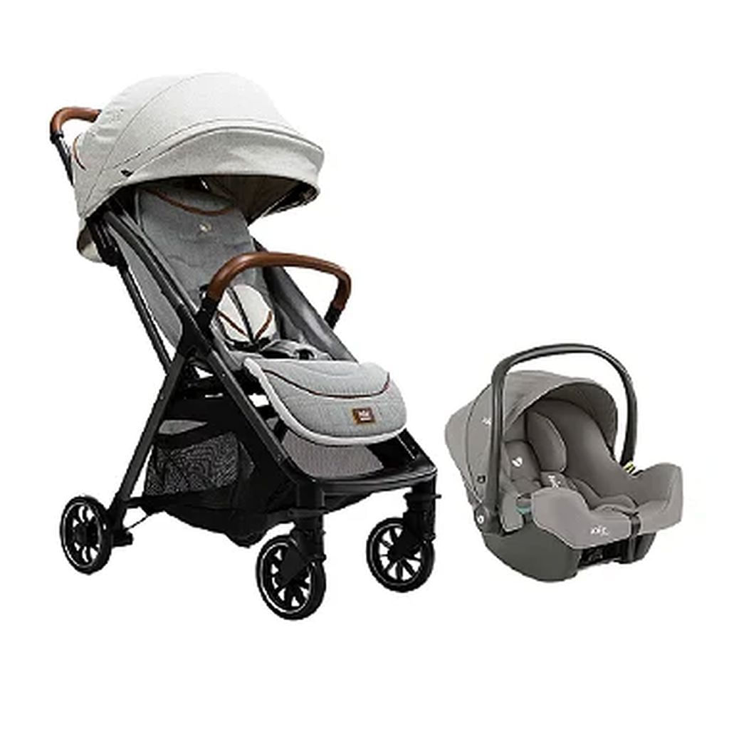 Carrinho de Bebê Combo Parcel Oyster com Bebê Conforto I Snug Pebble Joie 935319962