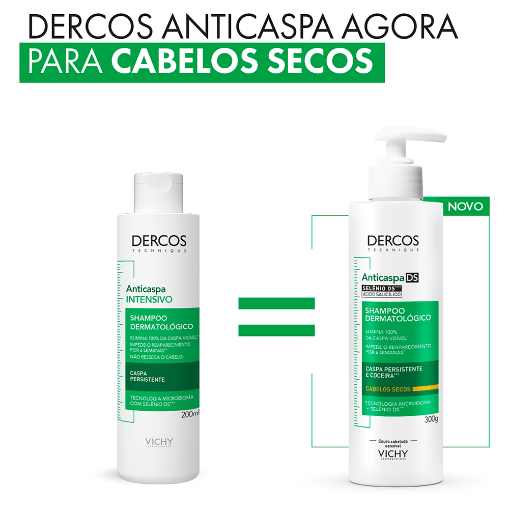 Shampoo Anticaspa Vichy Dercos DS 300g - Drogaria Sao Paulo