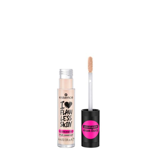 Corretivo Líquido I Love Flawless Skin Essence 10 Light Porcelain 4ml Essence I Love Flawless Skin Corretivo Líquido 10 Light Porcelain 4ml