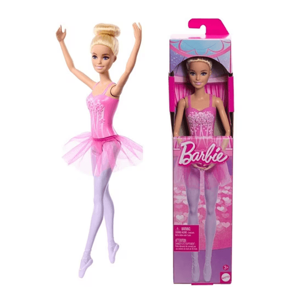 Boneca Barbie Profissões Bailarina de Ballet 1 Unidade Sortida