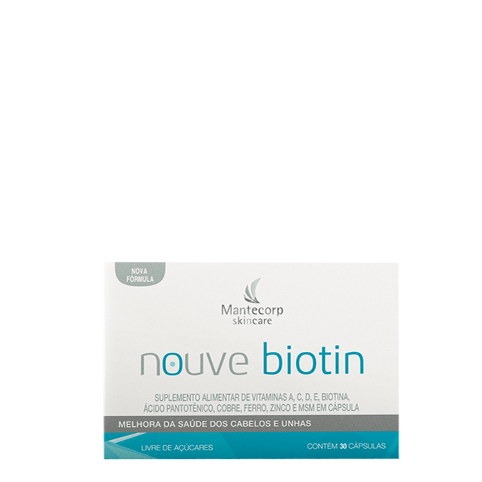 Suplemento Alimentar Mantecorp Skincare Nouve Biotin 30 Cápsulas