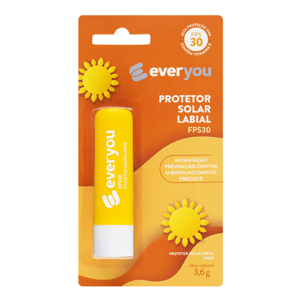 Protetor Solar Labial Ever You FPS30 3,6g