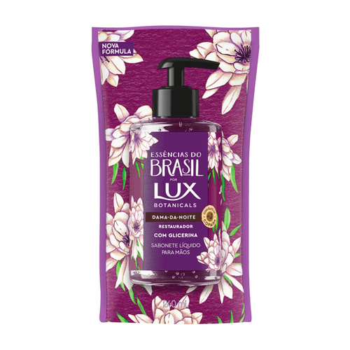 Sabonete Líquido Refil Lux Essências Do Brasil Dama-Da-Noite 240Ml