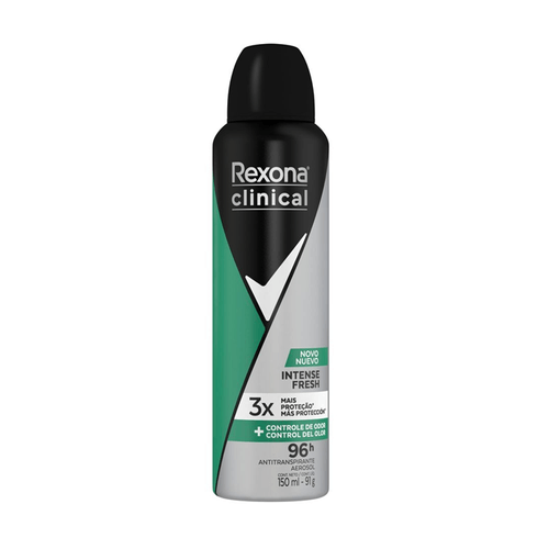 Desodorante Aerossol Rexona Clinical Intense Fresh 150Ml