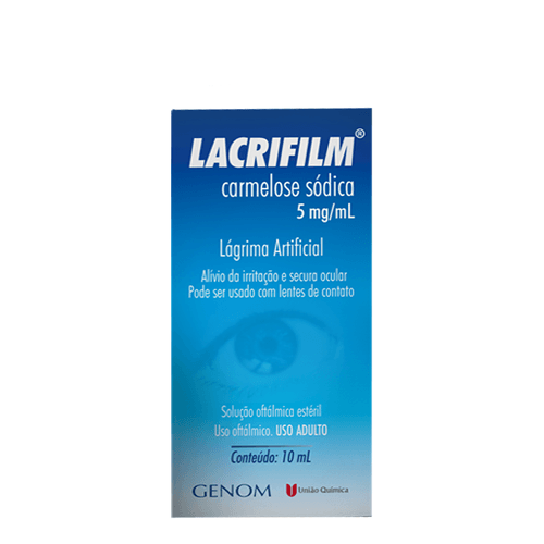 Colírio Lubrificante Lacrifilm 5Mg/Ml 10Ml