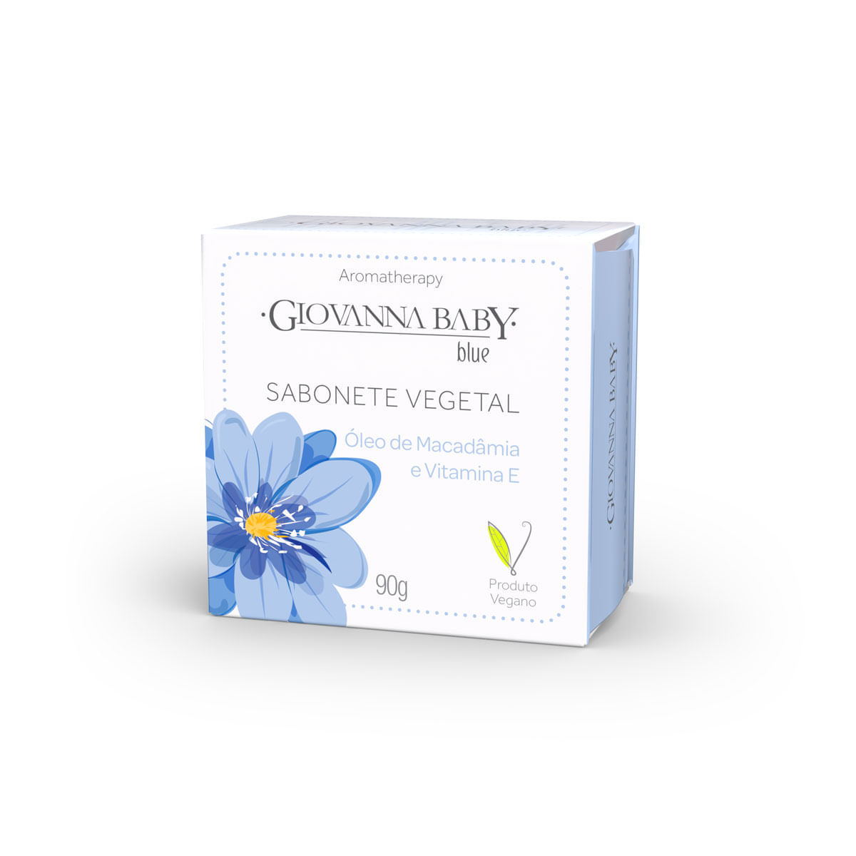 Sabonete Vegetal Quadrado Blue 90G