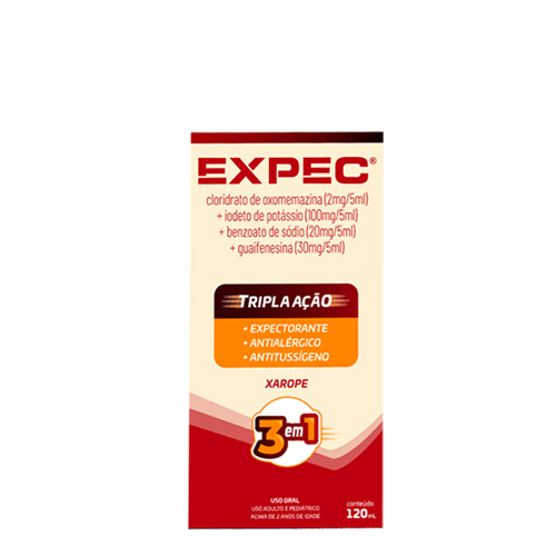 Expectorante Expec Tripla Ação 120Ml Xarope