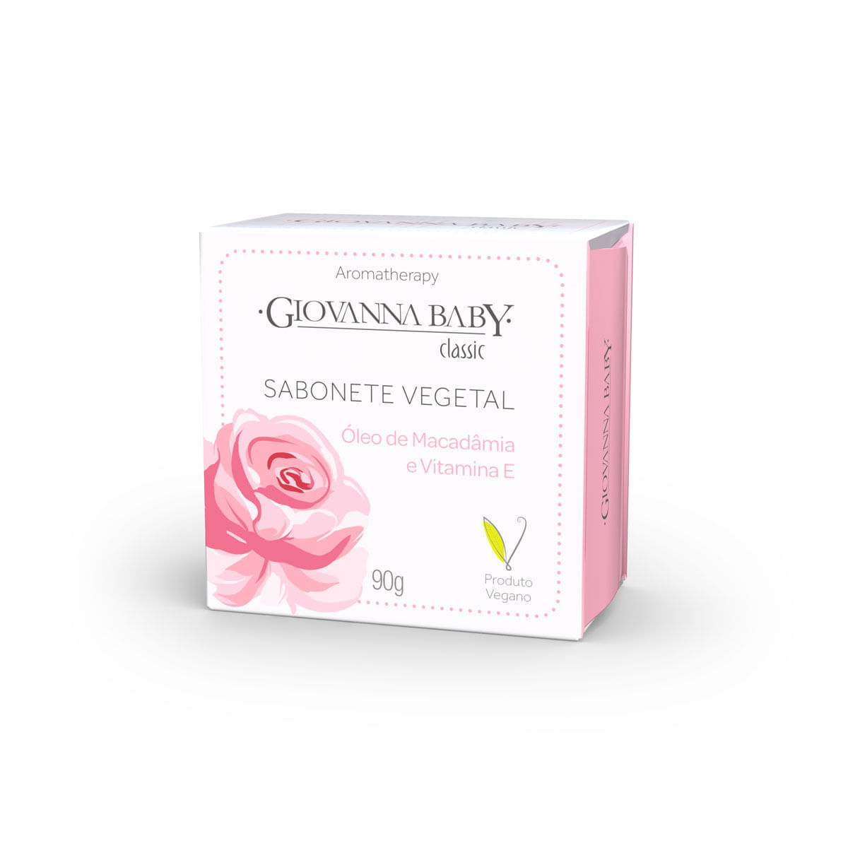 Sabonete Vegetal Quadrado Giovanna Baby Classic 90g