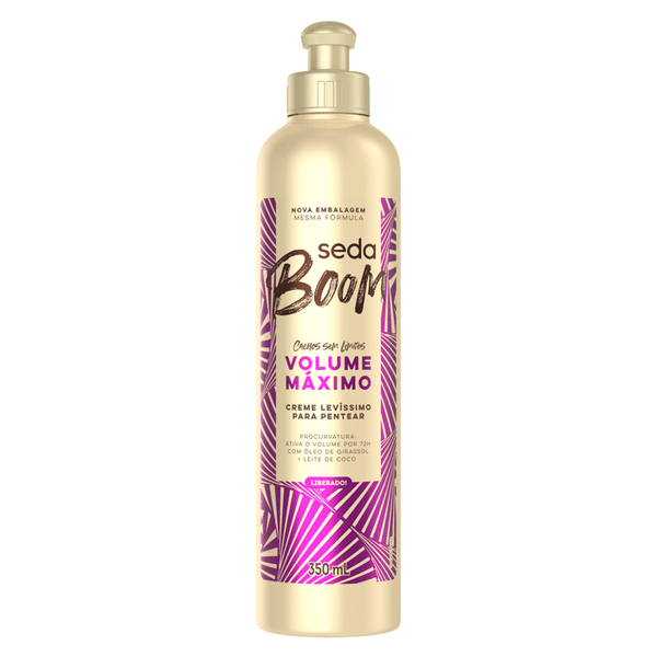 Creme para Pentear Seda Boom Volume Máximo 350ml