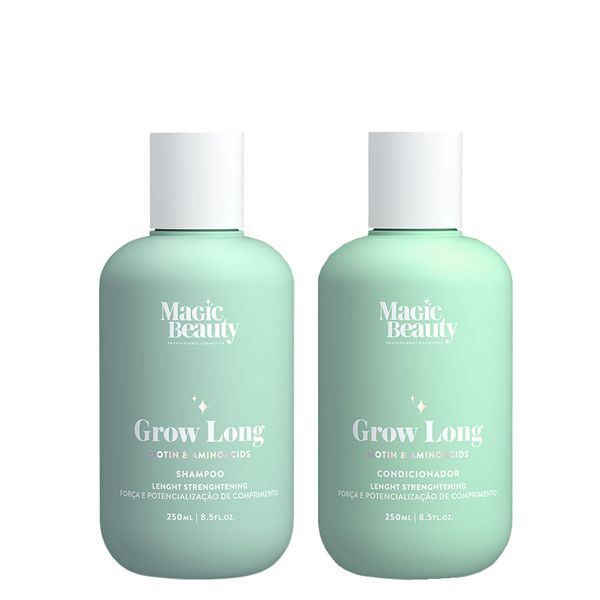 Kit Magic Beauty Grow Long - Shampoo 250ml + Condicionador 250ml