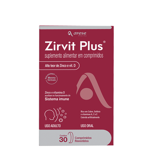 Zirvit Plus Arese 30 Comprimidos Revestidos