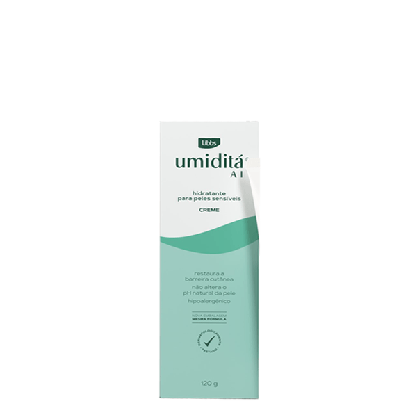 Creme Hidratante Corporal Umiditá AI Pele Sensível 120g