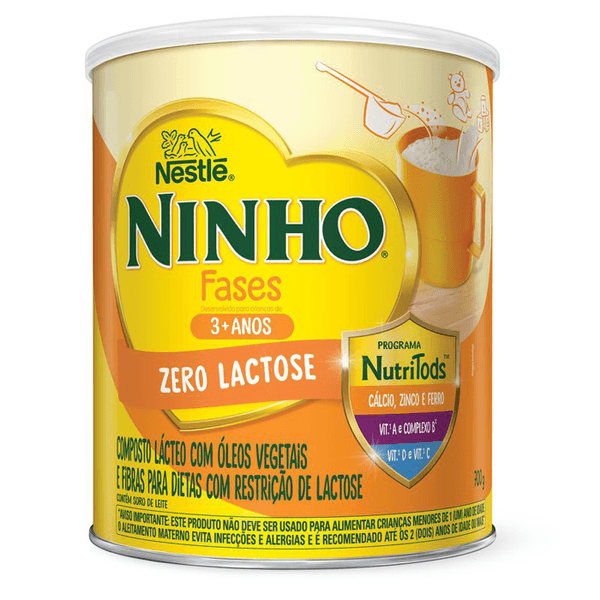 Composto Lácteo Ninho Fases Zero Lactose 700g