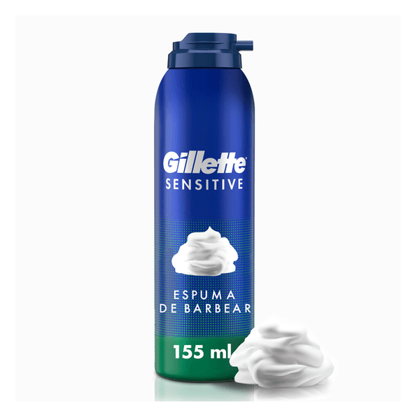 Espuma de Barbear Gillette Sensitive 155ml