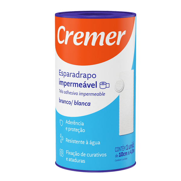 Esparadrapo Cremer Impermeável 10cmx4,5m