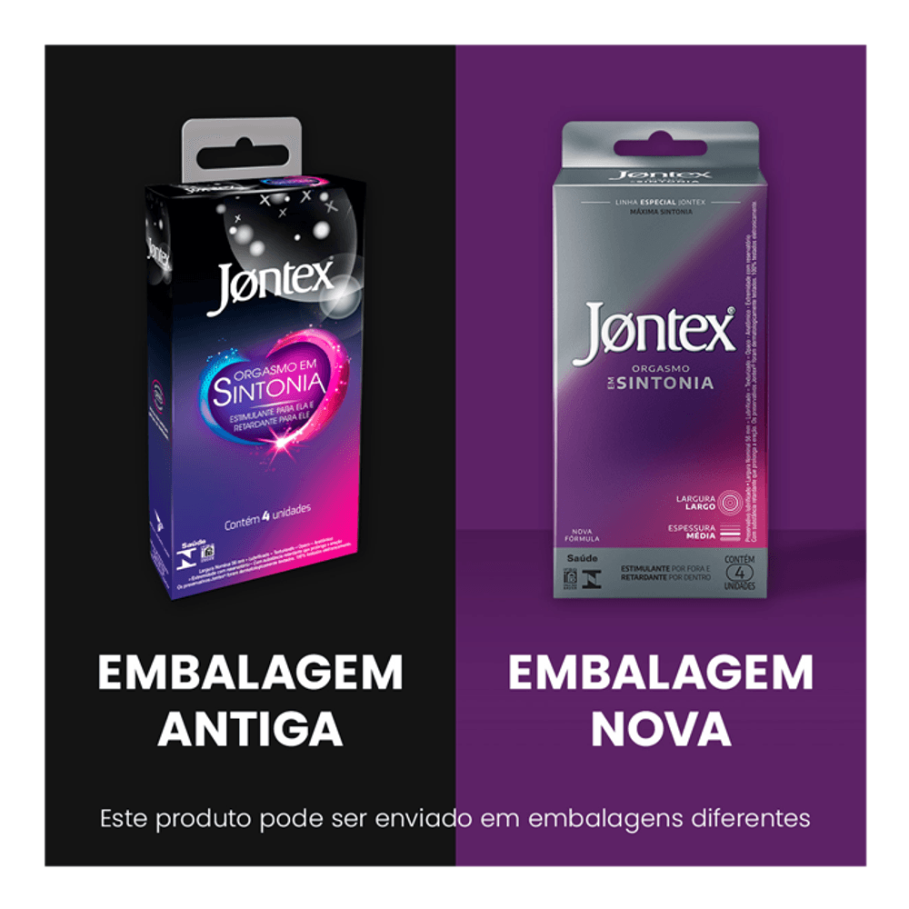 Preservativo Camisinha Jontex Orgasmo Em Sintonia 4 Unidades Drogaria Sao Paulo 9473