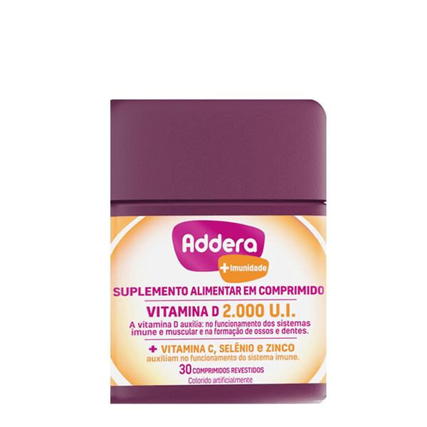 Vitamina D Addera + Imunidade 2.000UI 30 Comprimidos