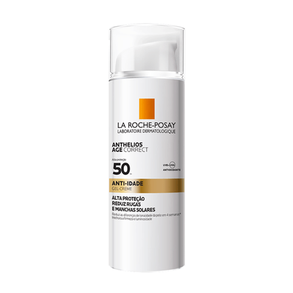 Protetor Solar Facial La Roche-Posay FPS 50 Anthelios Age Correct 50g Gel-Creme