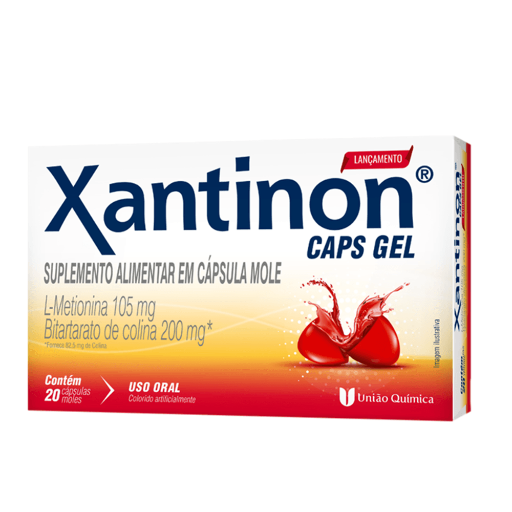 Xantinon Caps Gel 20 Cápsulas Moles - Drogaria Sao Paulo