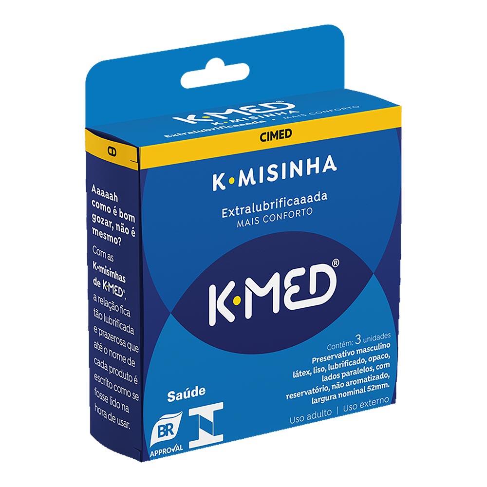 Kit K-Med Lubrificante Íntimo Ice 200g + Preservativo Masculino K-Misinha 3  Unidades - Drogaria Sao Paulo