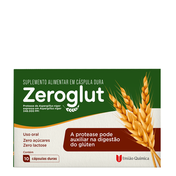 Zeroglut 348.000PPI União Química 10 Cápsulas