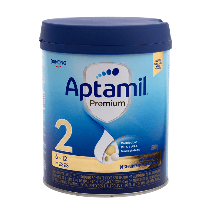 Fórmula Infantil Aptamil Premium 2 6 A 12 Meses 800g