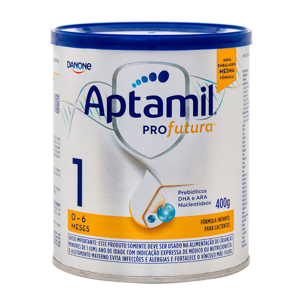 Fórmula Infantil Aptamil Profutura 1 0 A 6 Meses 400g Fórmula Infantil Aptamil Profutura 1 400g