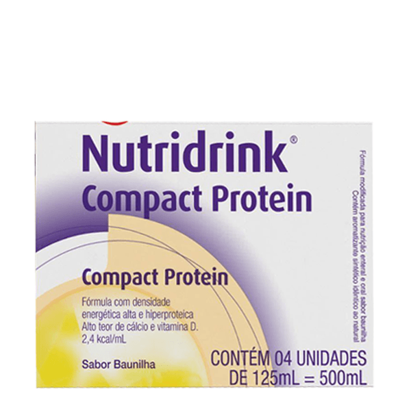 Kit 4 Nutridrink Compact Protein Baunilha 125ml