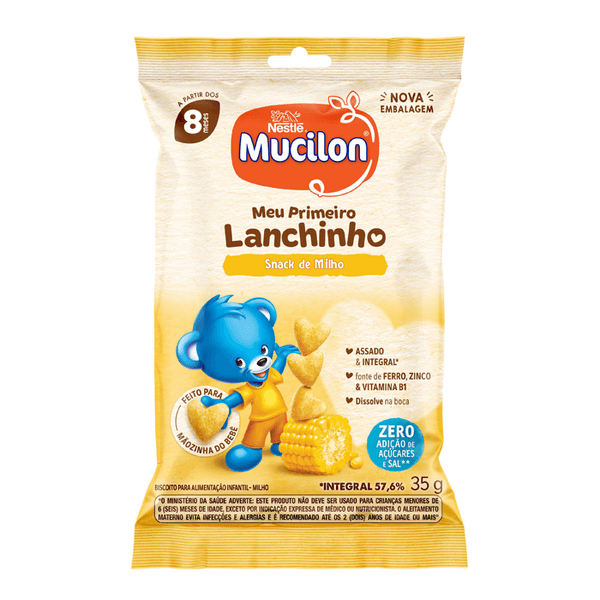 Snack Mucilon Meu Primeiro Lanchinho Tradicional 35g
