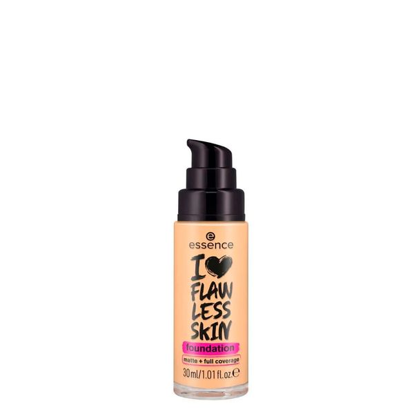 Base Líquida Matte Essence I Love Flawless Skin FPS 20 60 Medium Porcelain 30 ml 60 Dark Ivory