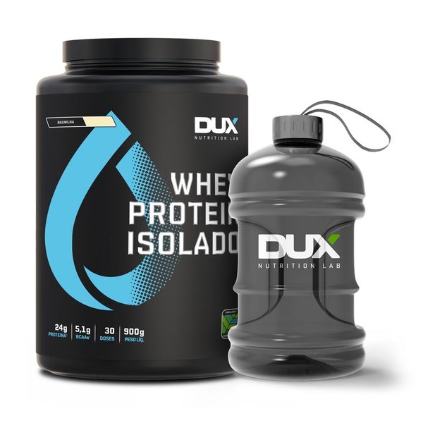 Whey Protein Isolado  900G + Mini Galão 1,8L  Sabor Chocolate