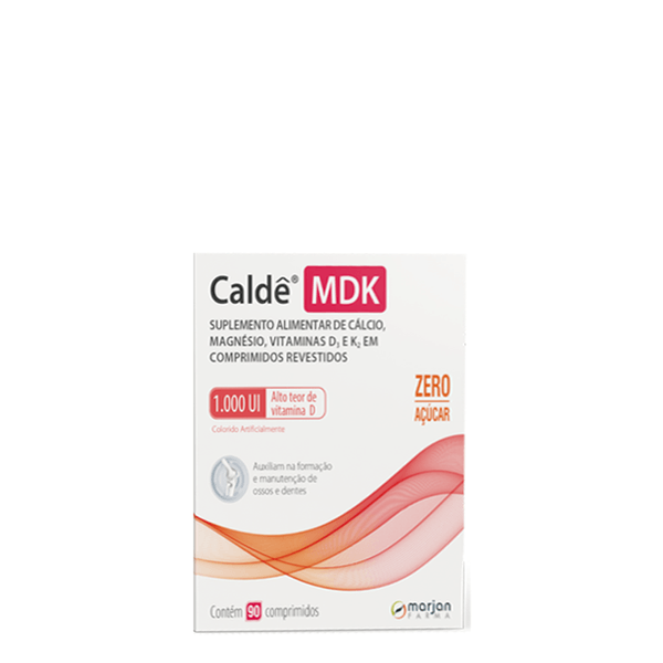 Suplemento Alimentar Caldê MDK 1000UI Marjan 90 Comprimidos Revestidos